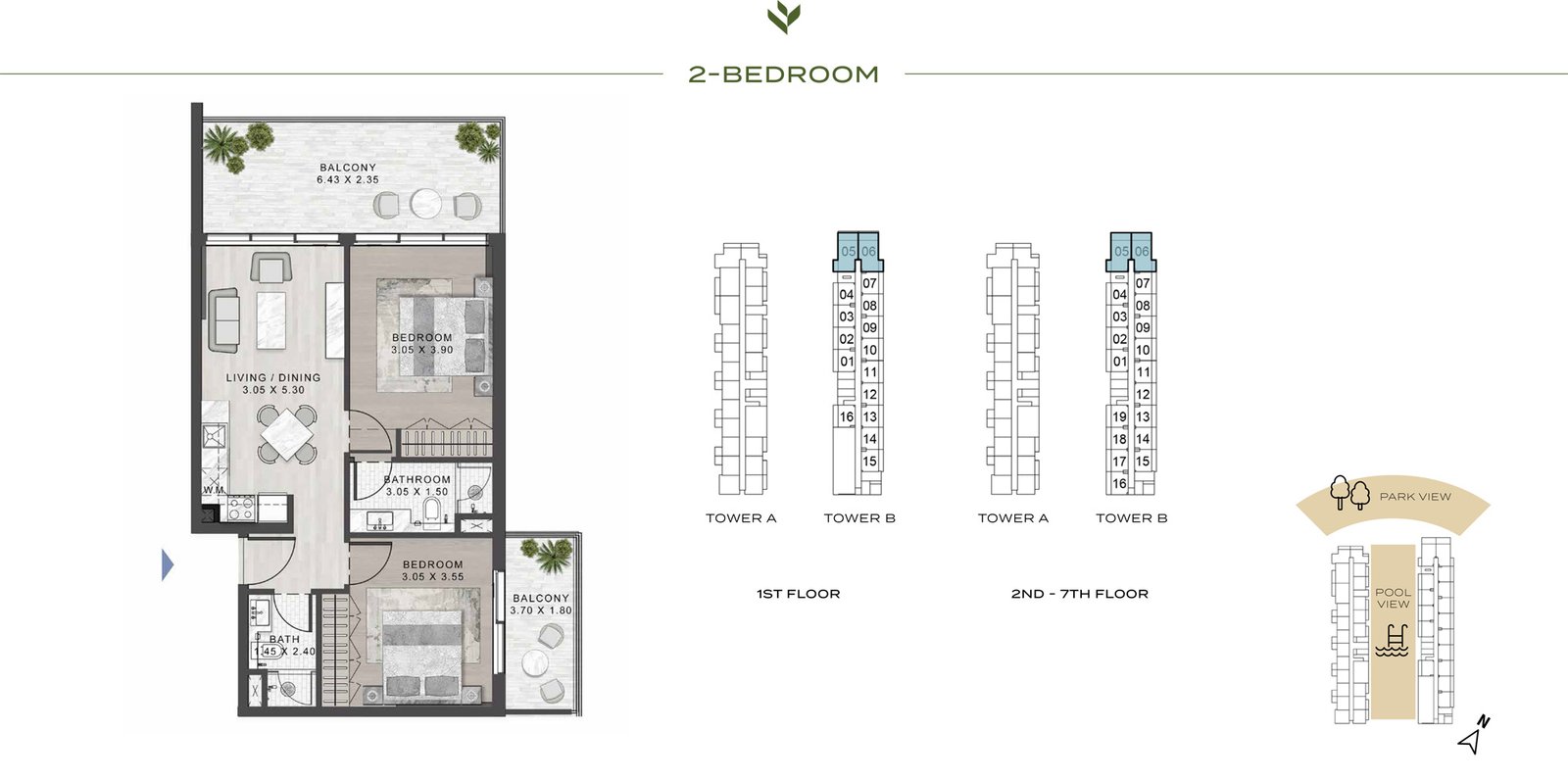 Evergreens at Damac Hills 2 Floor Plan