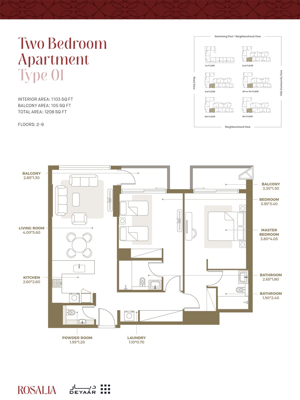 Rosalia Residences Floor Plan