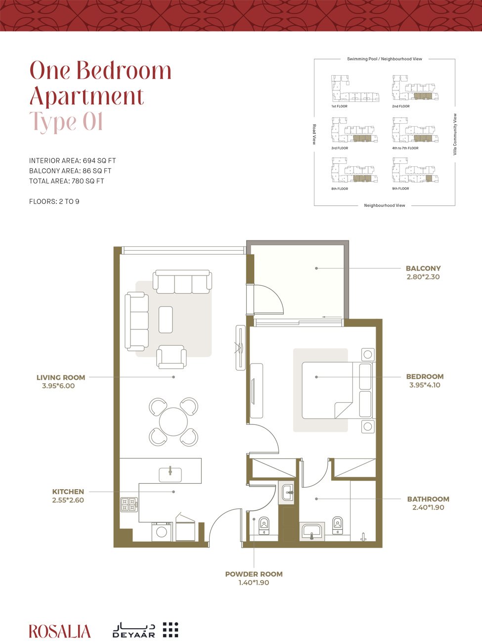 Rosalia Residences Floor Plan