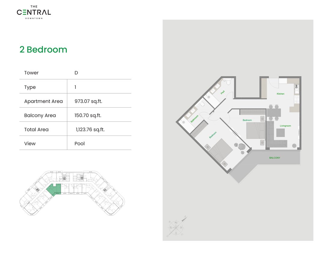 Central Downtown Floor Plan
