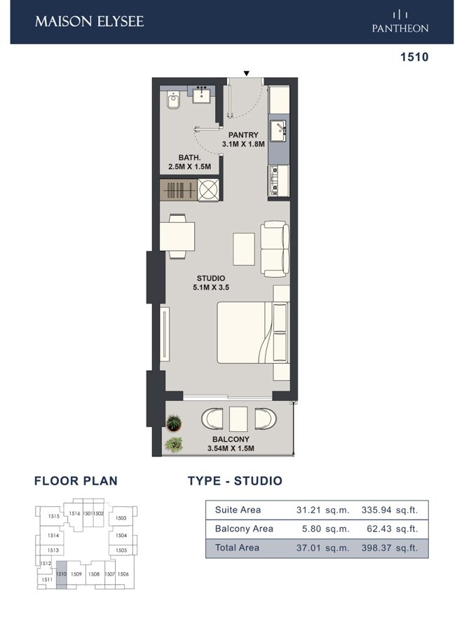 Maison Elysee Floor Plan
