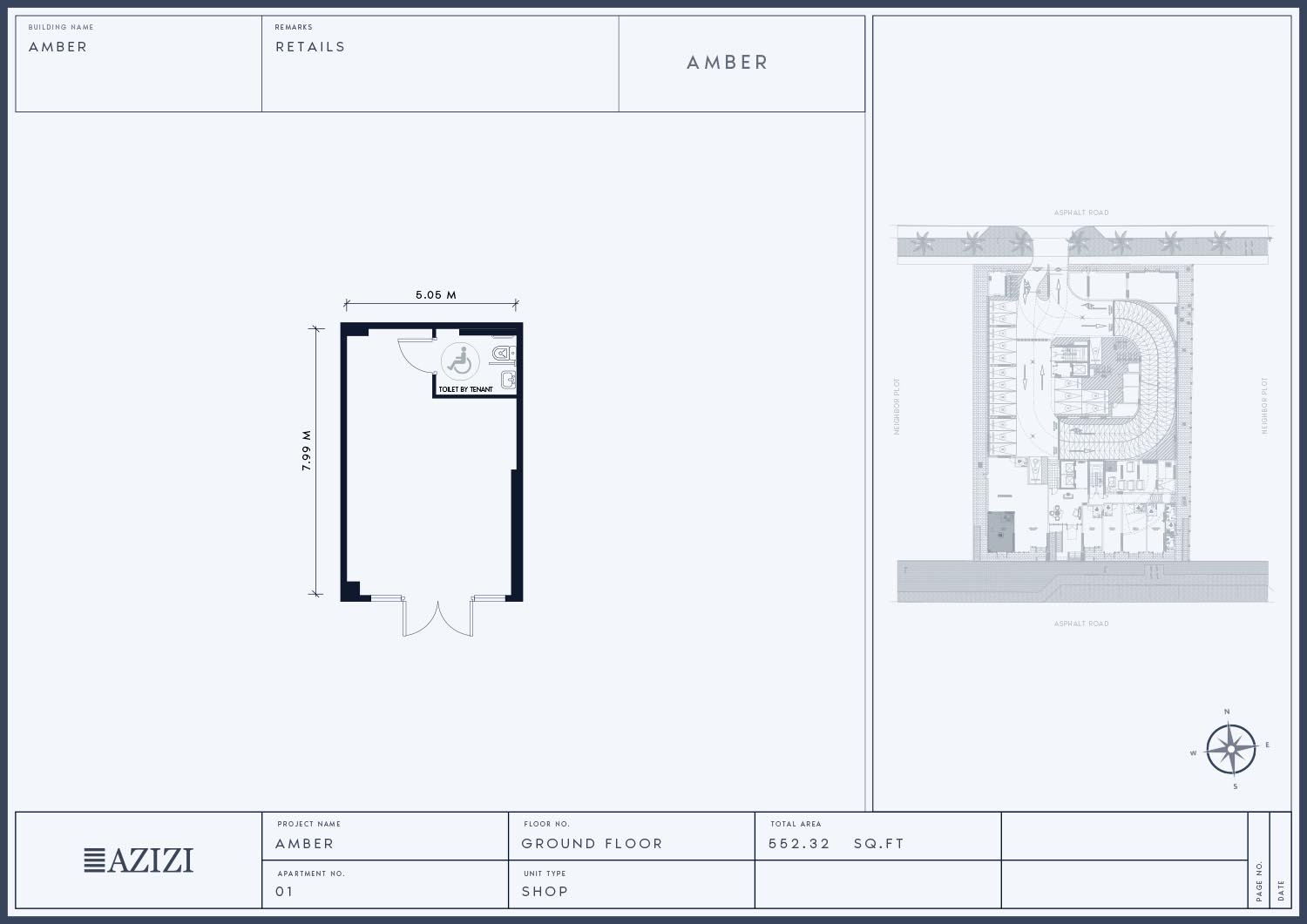Azizi Amber Floor Plan