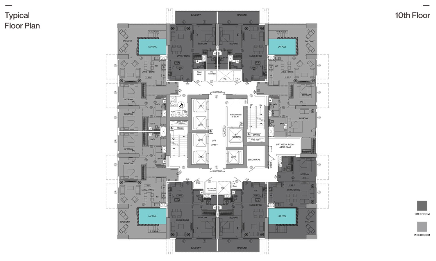Binghatti Gardenia Floor Plan