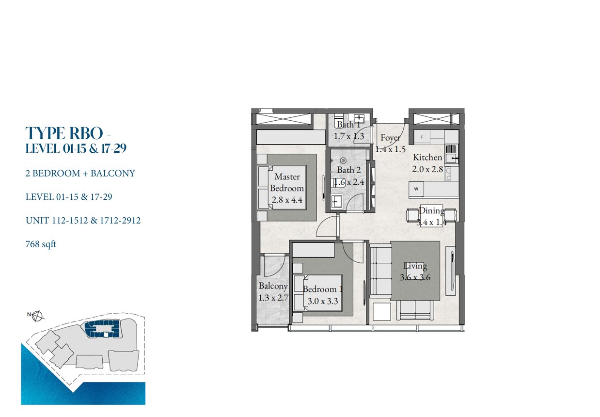 Radiant Boulevard Floor Plan