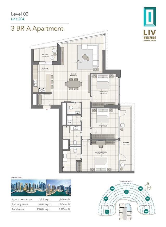 LIV Waterside Floor Plan