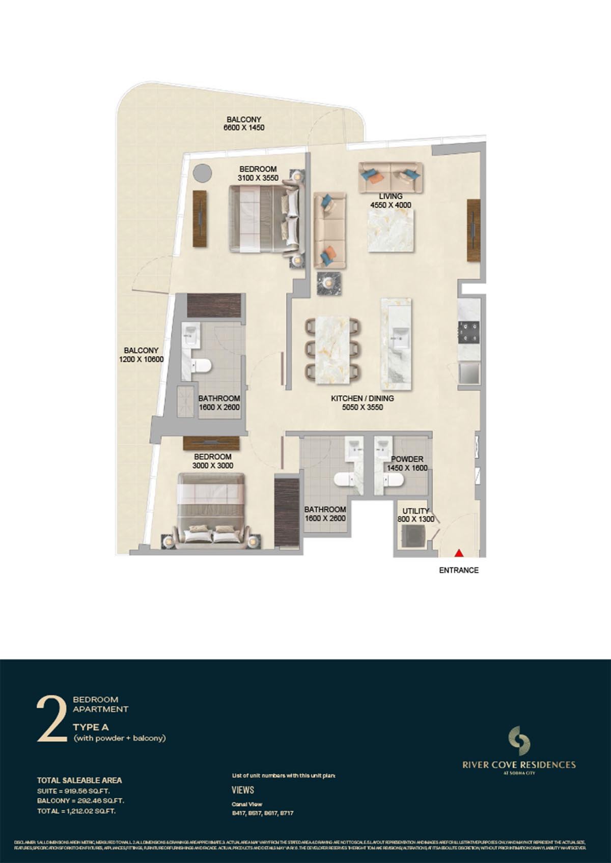 Sobha City Abu Dhabi Floor Plan