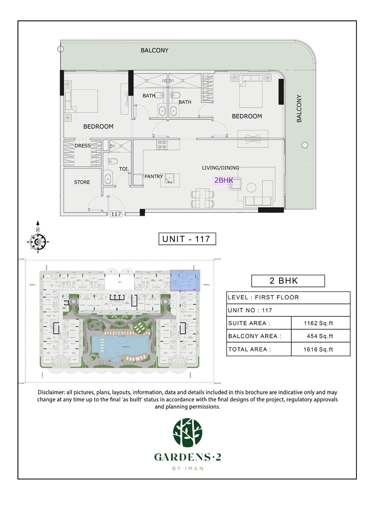 Iman Gardens 2 Floor Plan