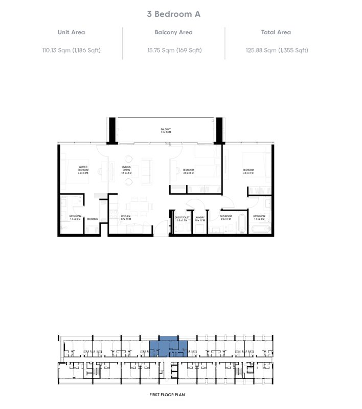Il Teatro Residences 1 Floor Plan