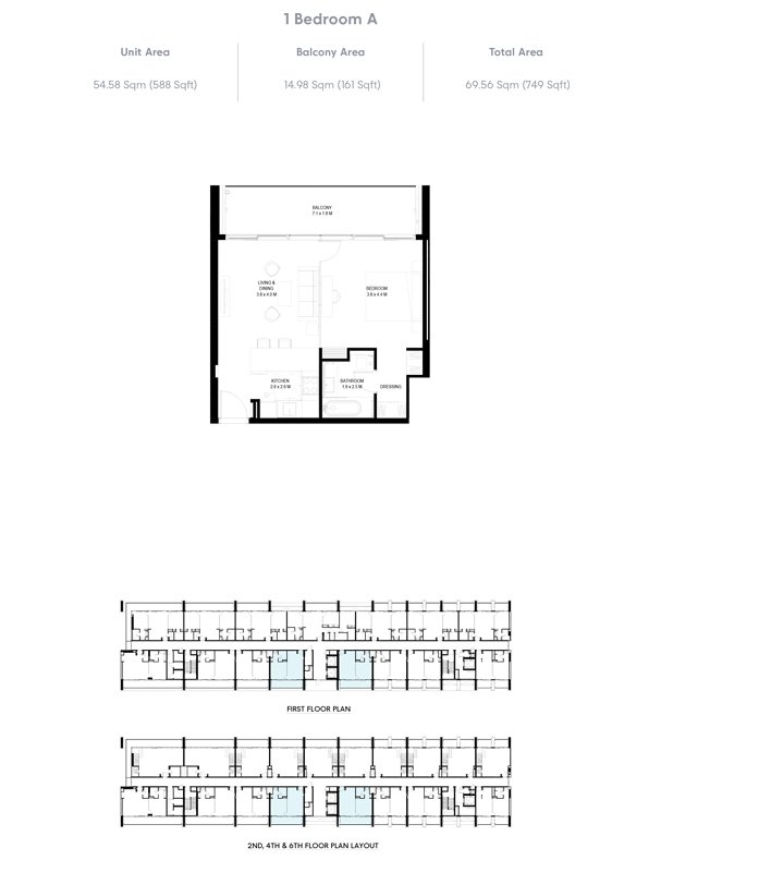 Il Teatro Residences 1 Floor Plan