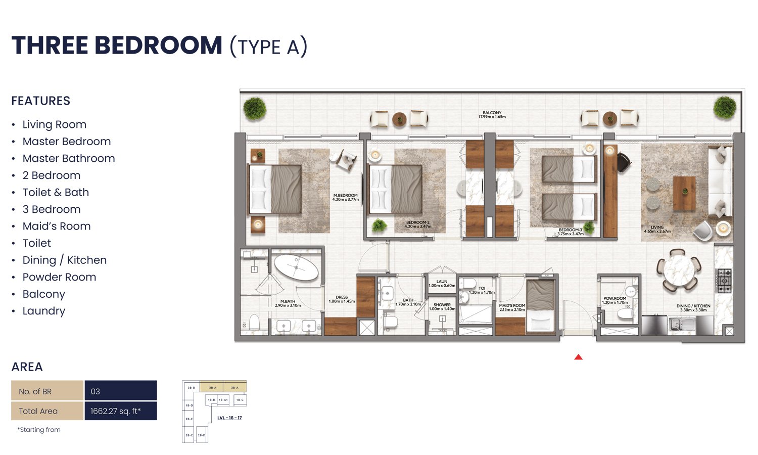 Mallside Residence Floor Plan