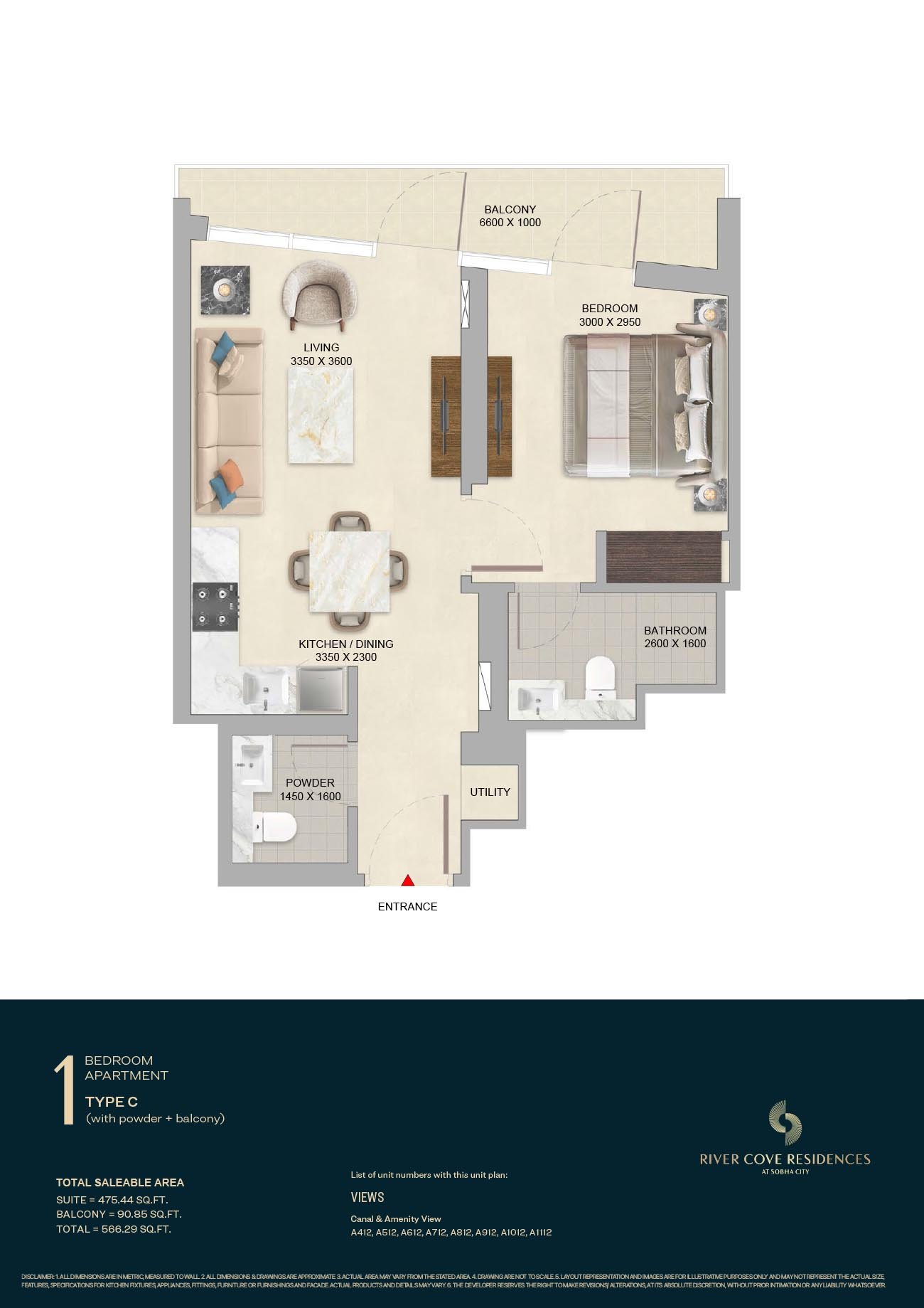 River Cove Residences Floor Plan