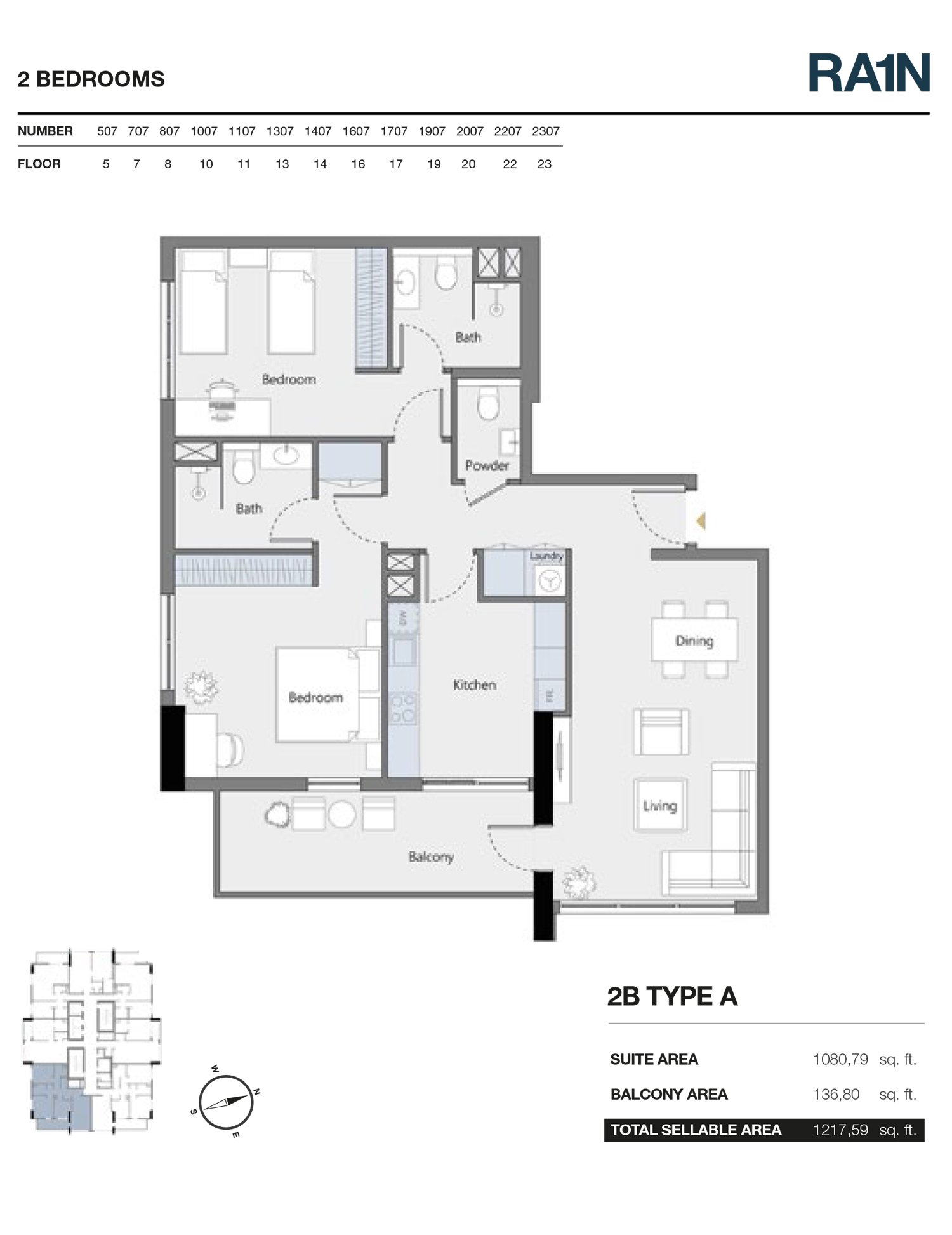 RA1N Floor Plan