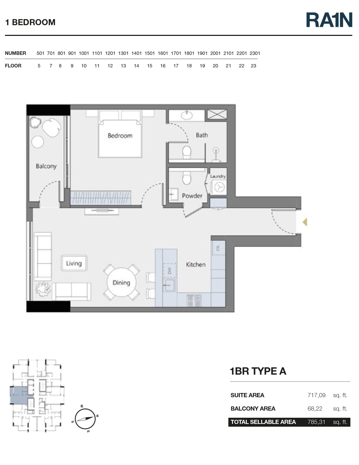 RA1N Floor Plan