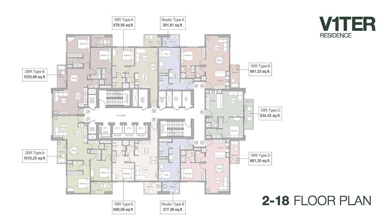 V1ter Residences Floor Plan