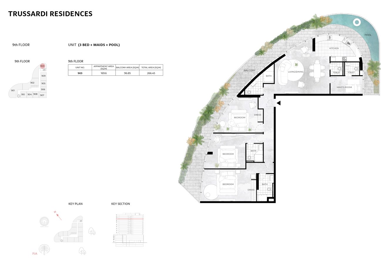 Trussardi Residences Floor Plan