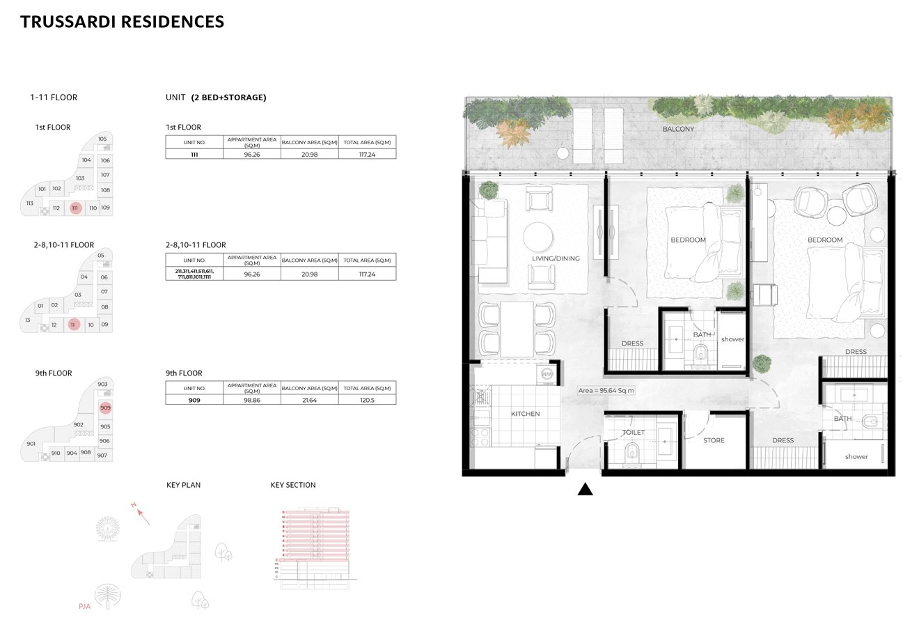 Trussardi Residences Floor Plan