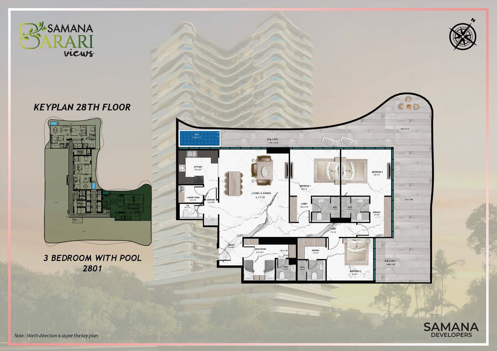 Samana Barari Views Floor Plan