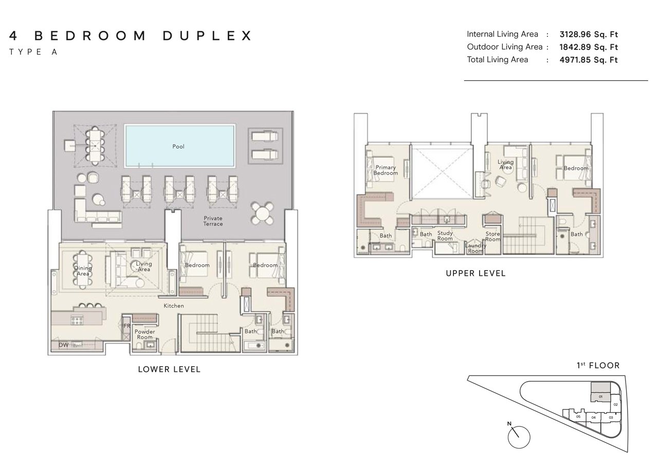 One River Point Floor Plan