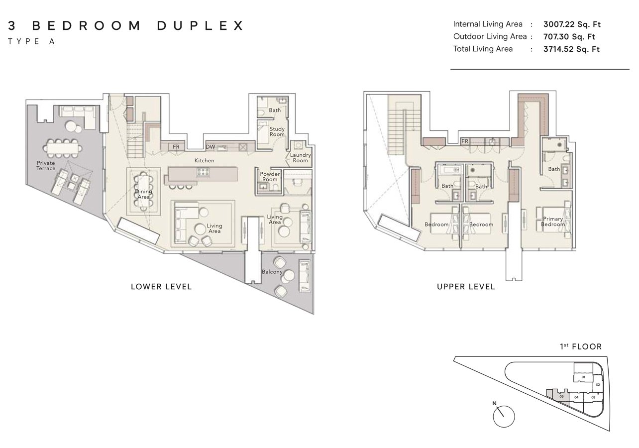 One River Point Floor Plan