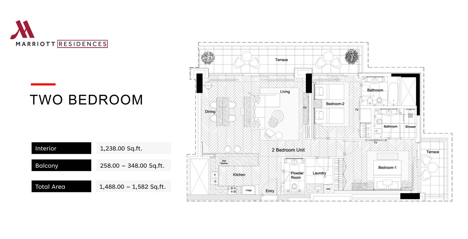 Marriott Executive Apartments Floor Plan