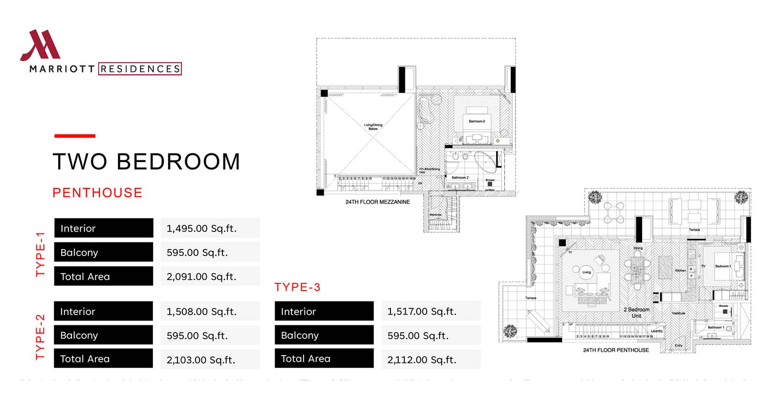 Marriott Executive Apartments Floor Plan