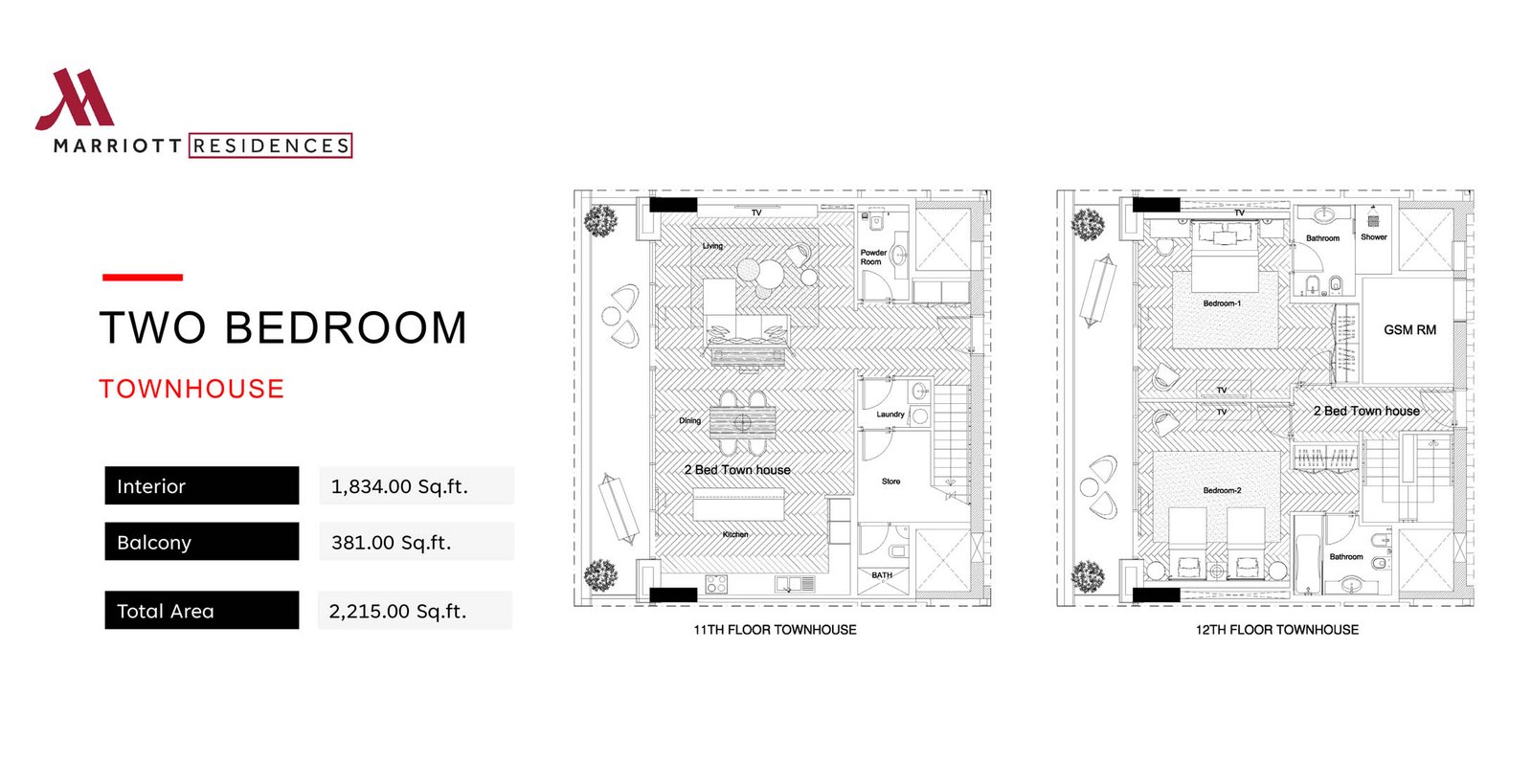 Marriott Executive Apartments Floor Plan