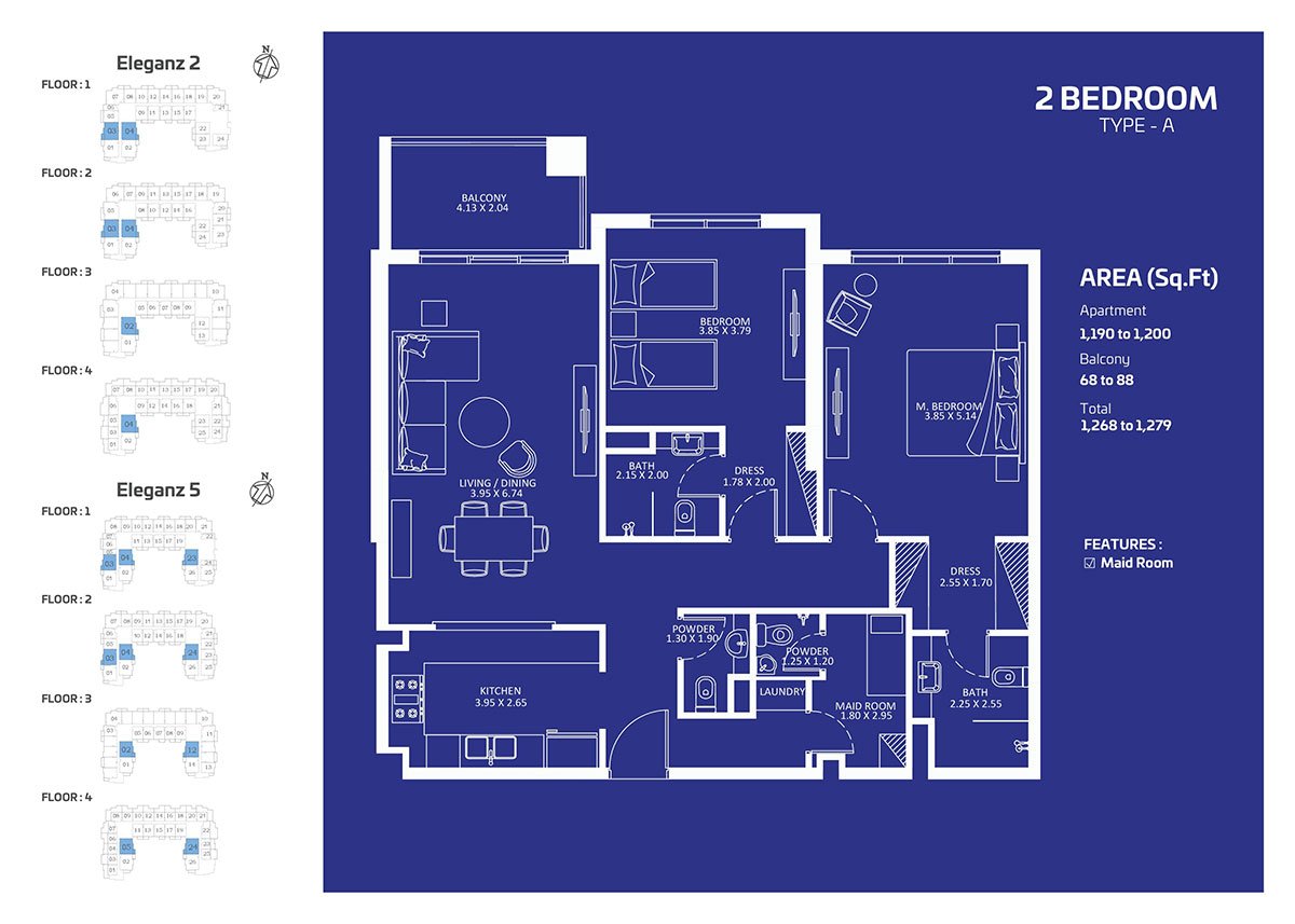 Eleganz Floor Plan