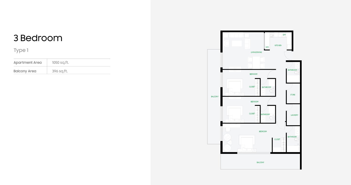 The Community at Motor City Floor Plan