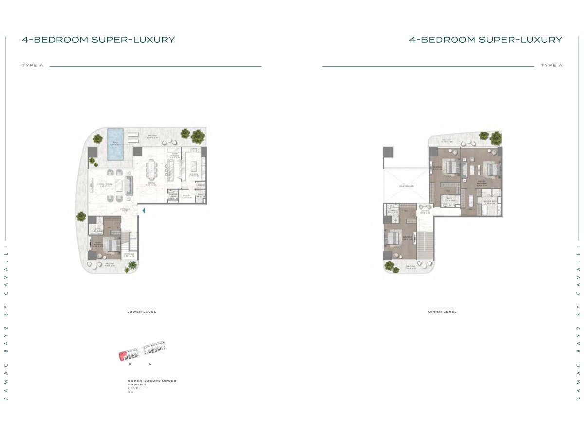 Damac Bay 2 Cavalli Floor Plan