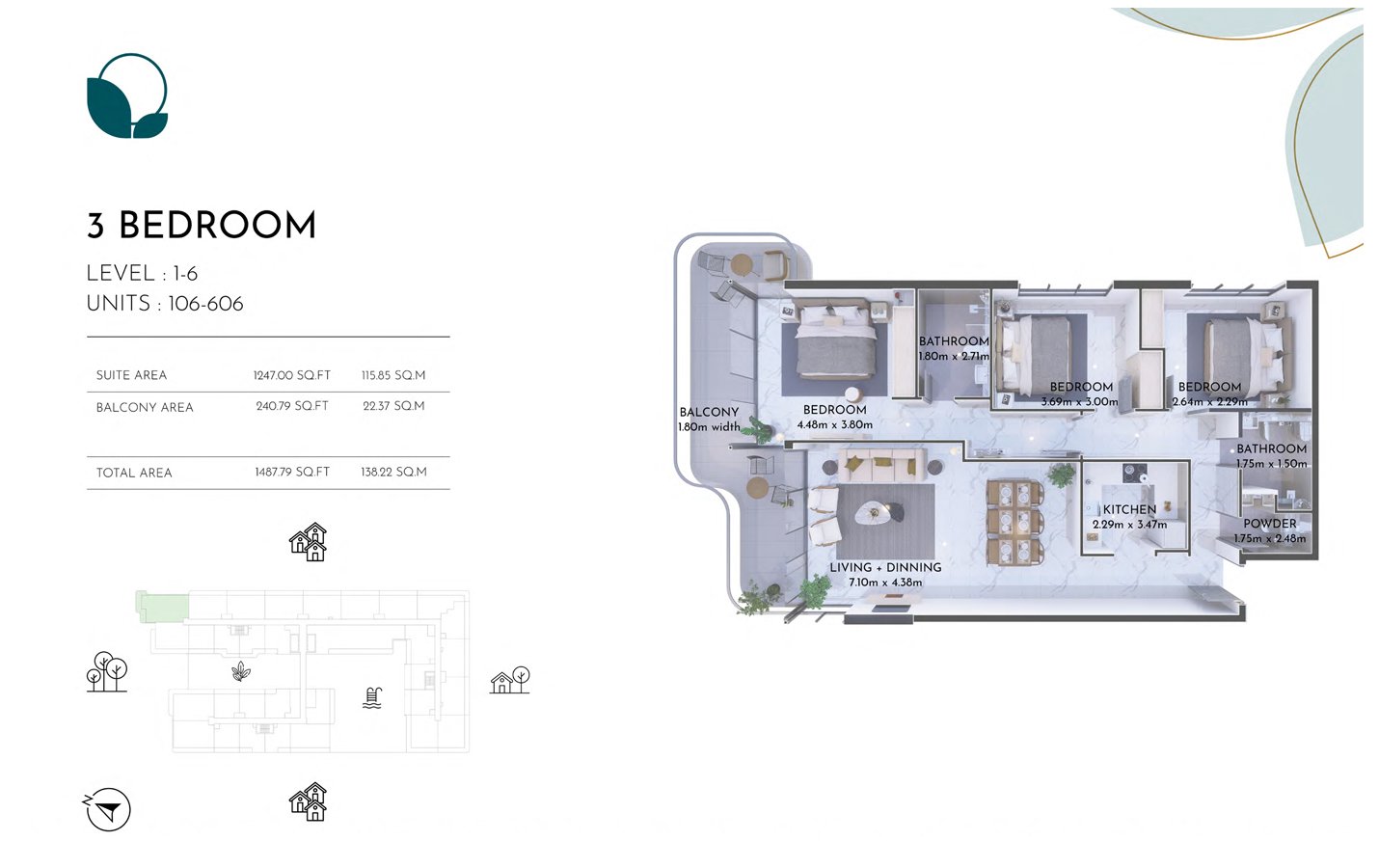 Olivia Residences Floor Plan