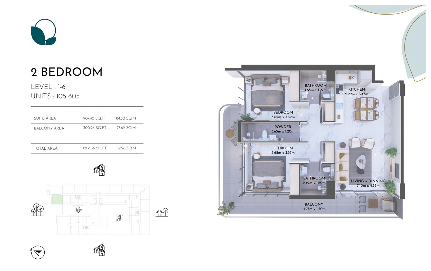 Olivia Residences Floor Plan