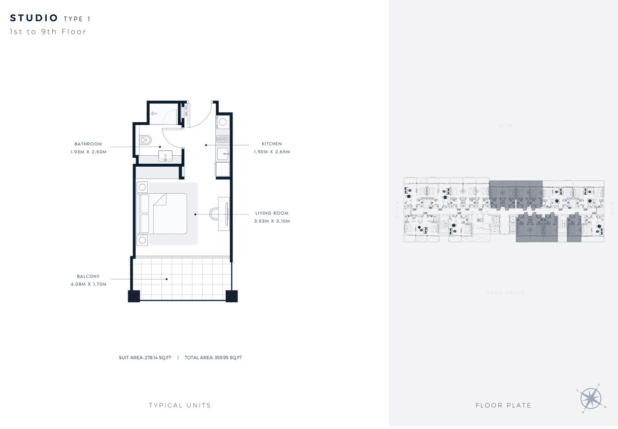 Azizi Riviera 65 Floor Plan