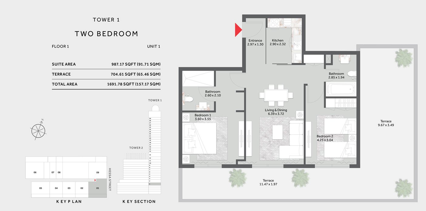 Marriott Residences at JVC Floor Plan