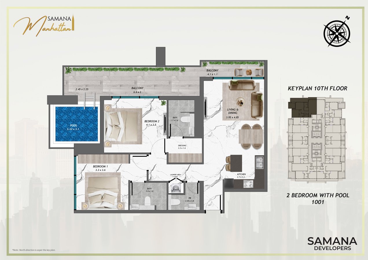 Samana Manhattan Floor Plan