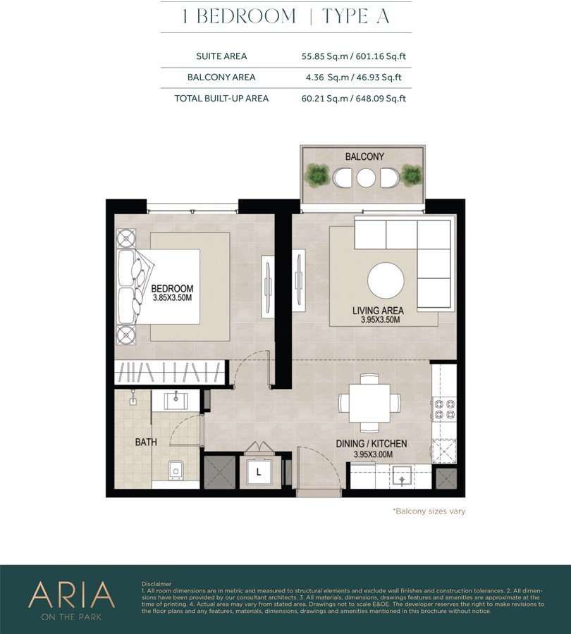 Nshama Aria at Town Square Floor Plan