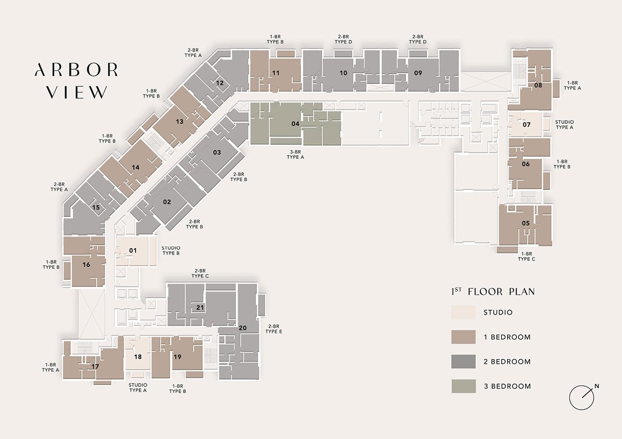 Ellington Arbor View Apartment Floor Plan
