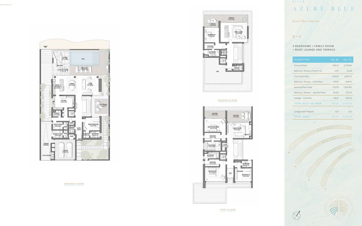 Azure Blue Villas Floor Plan