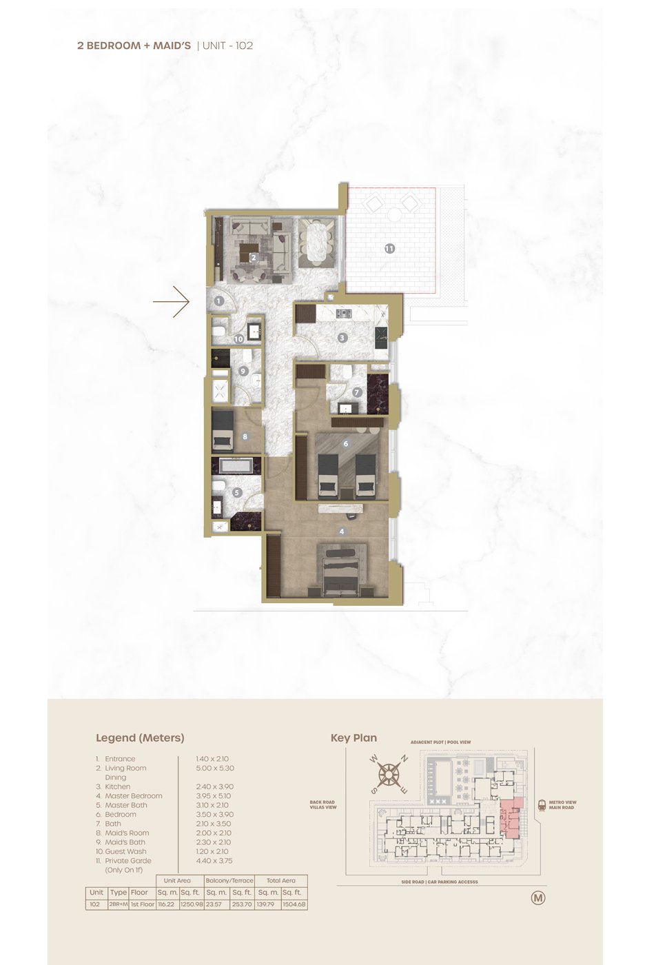 Avenue Residence 5 Floor Plan