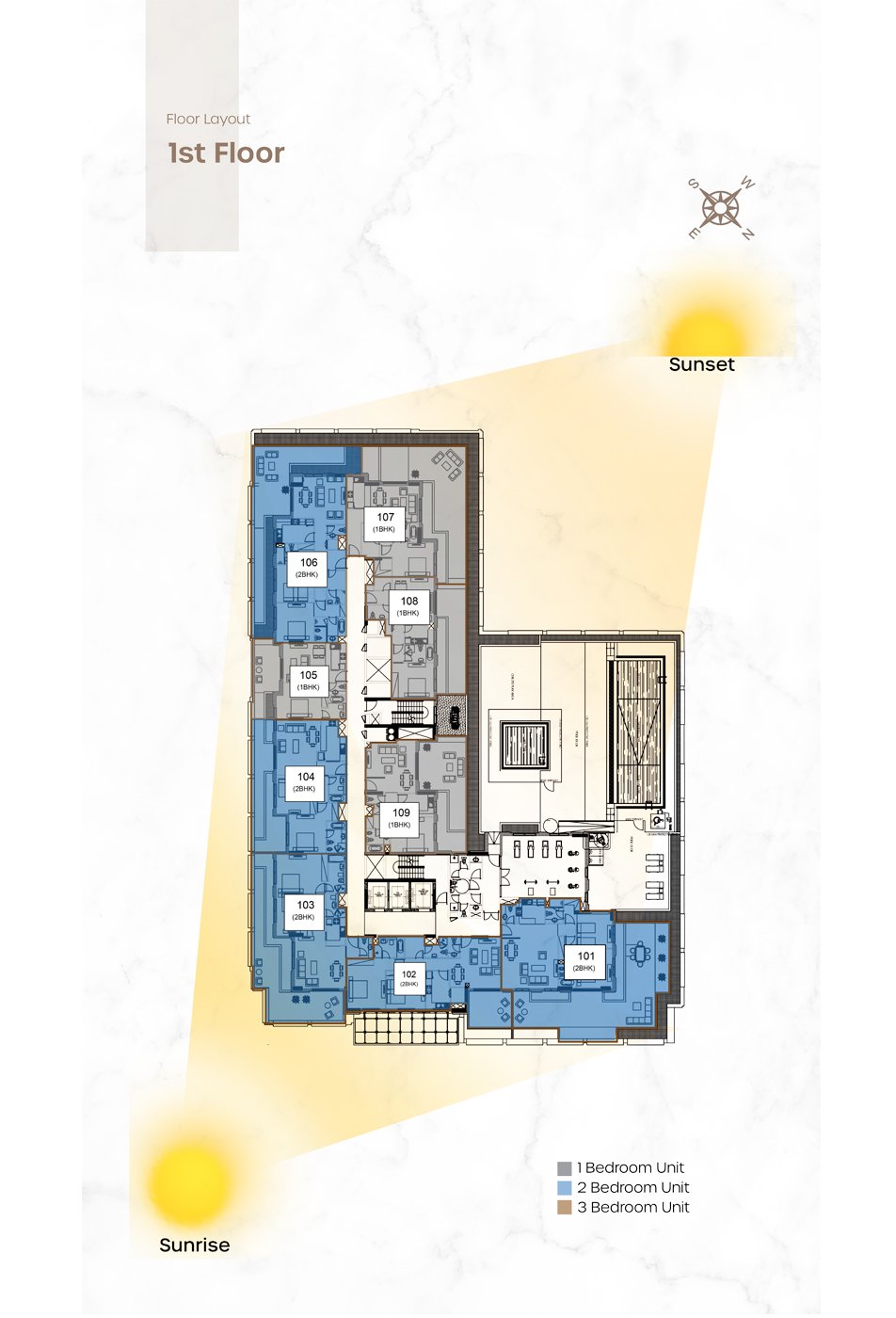 Avenue Residence 5 Floor Plan