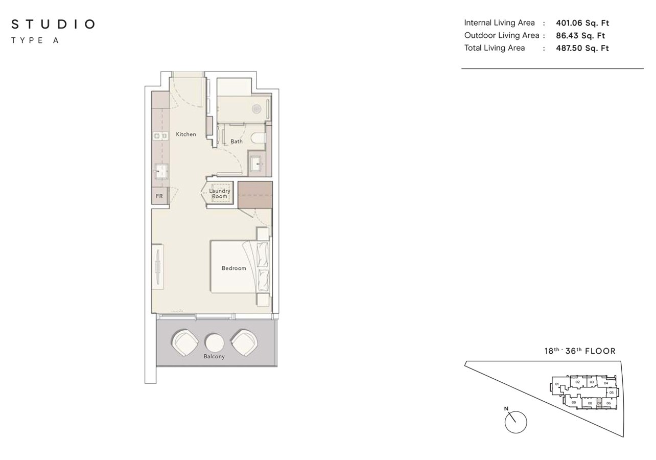 Ellington One River Point Floor Plan