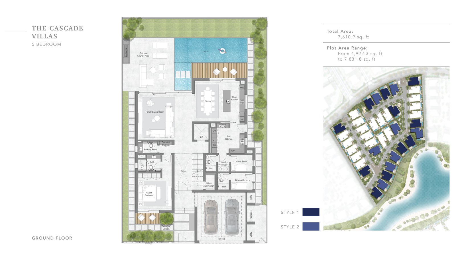 The Lakeshore Villas Floor Plan