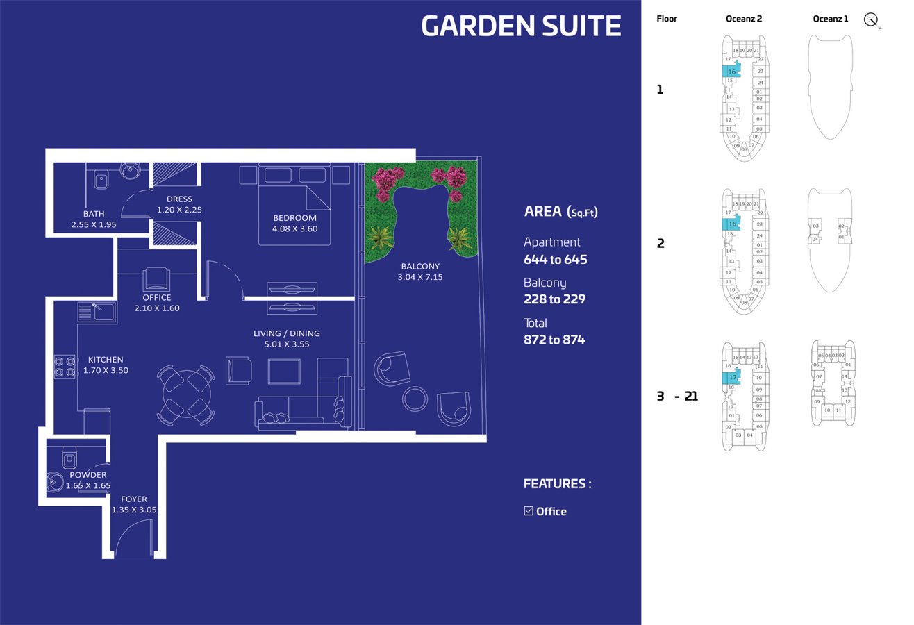 Danube Oceanz Floor Plan