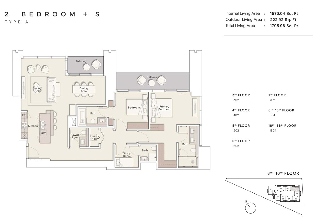 Ellington One River Point Floor Plan