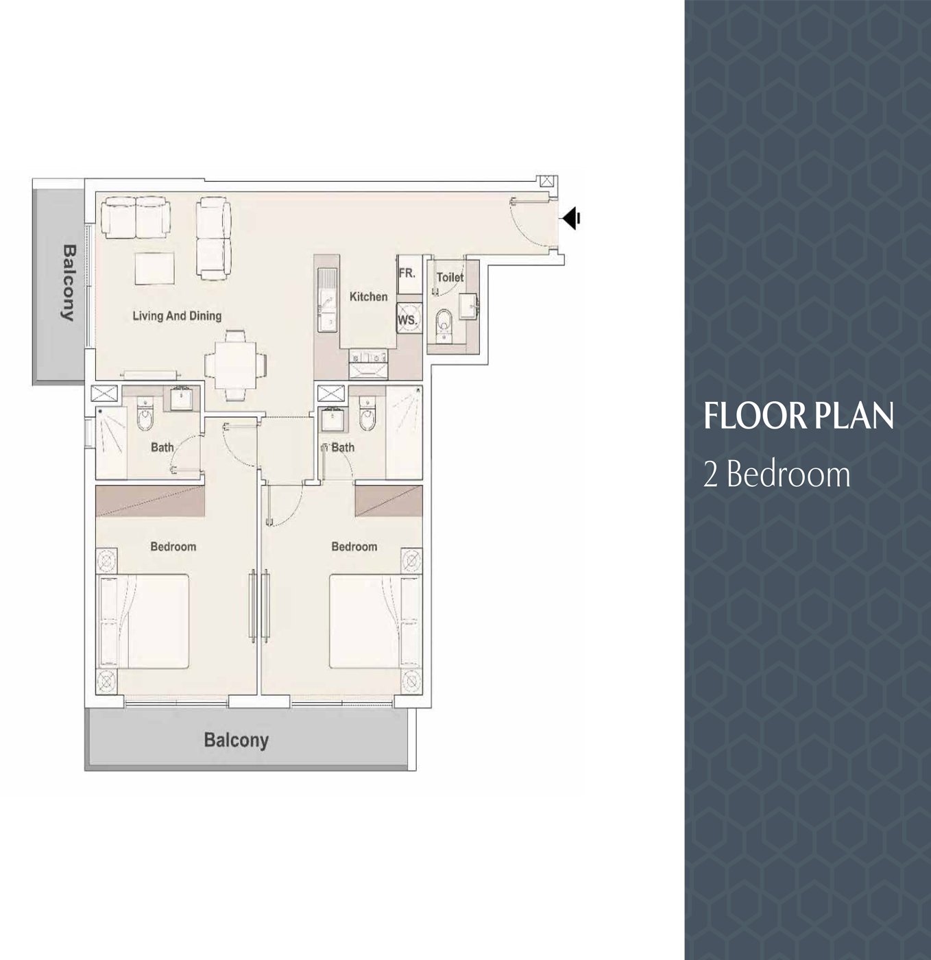 Elysee Heights at JVC Floor Plan
