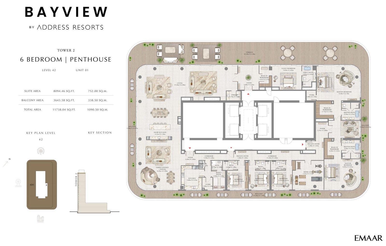 Bayview Tower 2 Floor Plan
