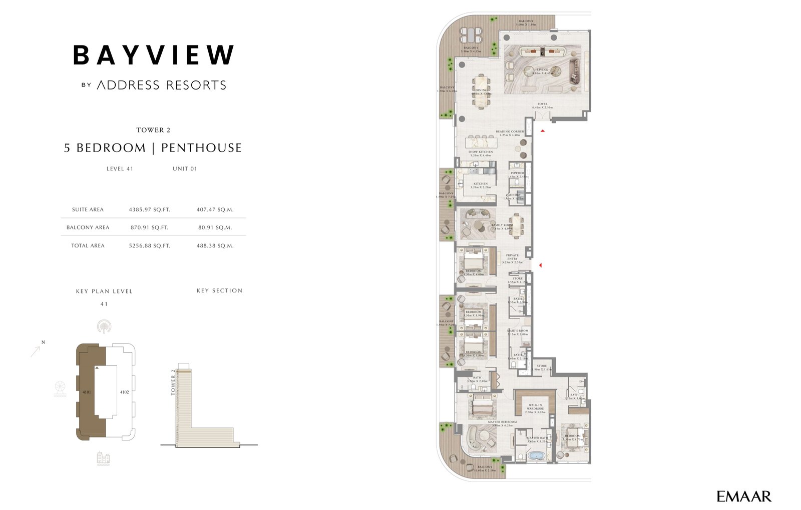 Bayview Tower 2 Floor Plan