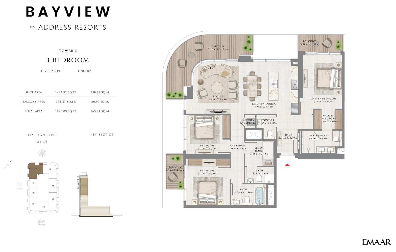 Bayview Tower 2 Floor Plan