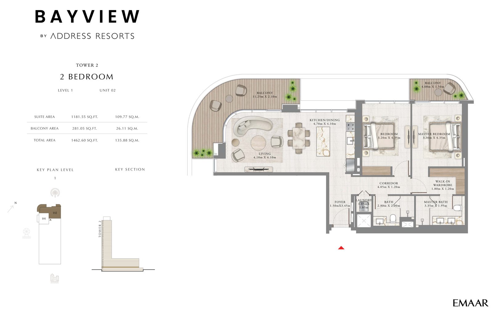 Bayview Tower 2 Floor Plan