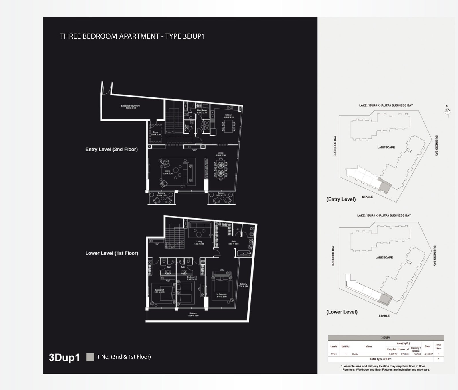 The Atria Apartments Floor Plan