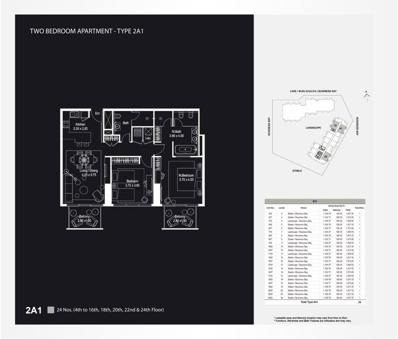The Atria Apartments Floor Plan